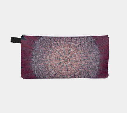 Zippered Cotton Canvas Pencil Case | Meditative Mandala