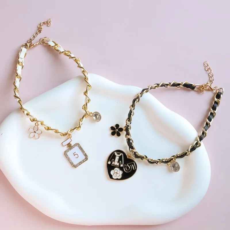 Coco Charm Dog Necklace | Elegant Pet Jewelry Accessory