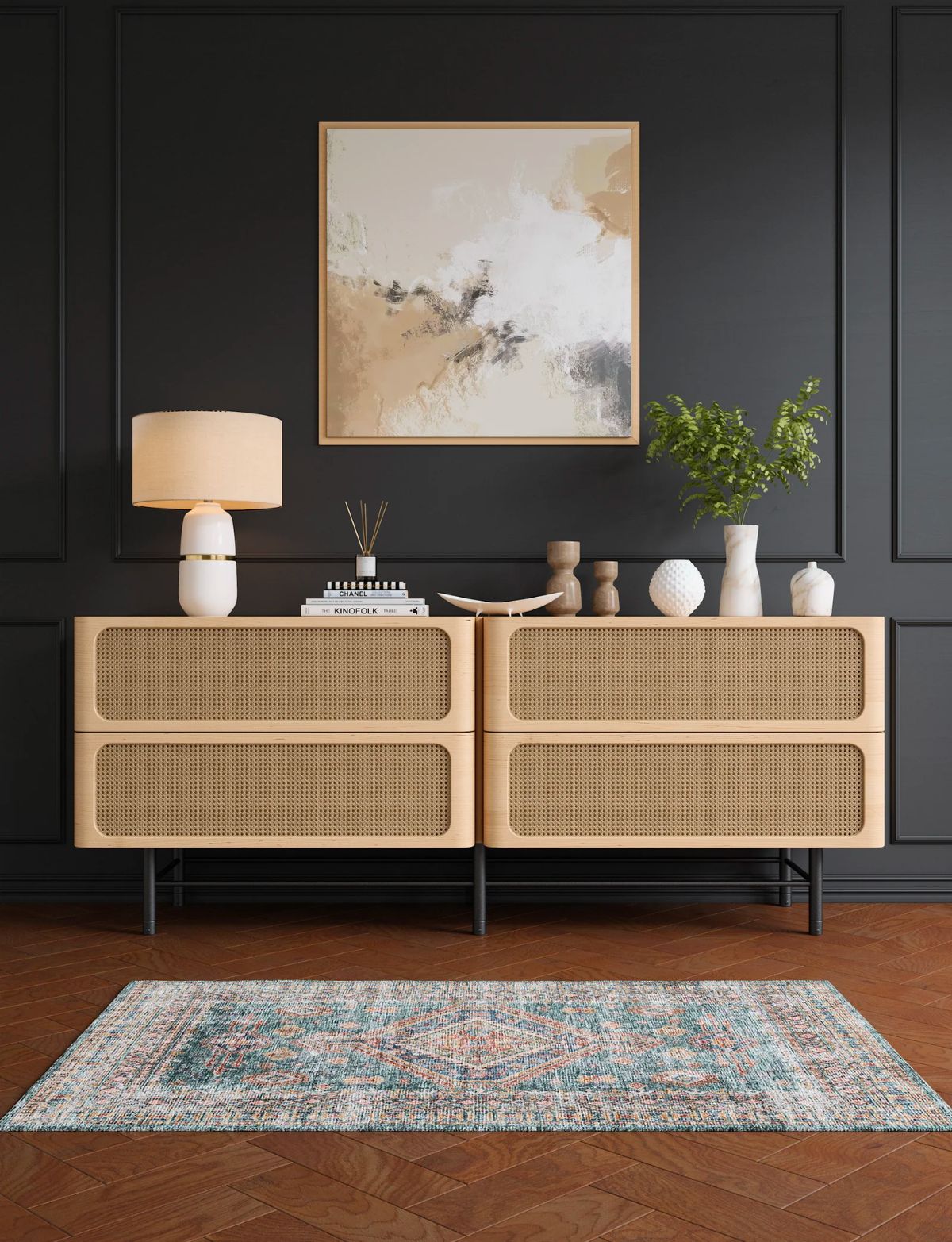 Abrama Green Rug