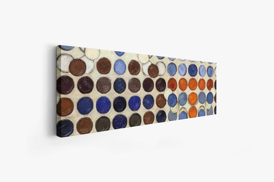 Farbpalette- Modern und abstrakt- Große Leinwand-Wanddekoration-RGB-Lack