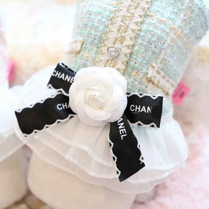 Coco Chewnel Dog Dress | Tweed Tutu Dog Dress