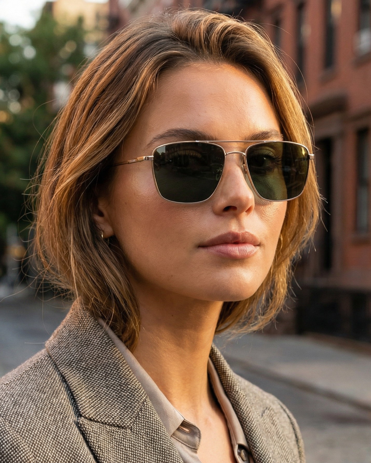 Kaelix – Square Aviator Sunglasses | Bolero Eyewear
