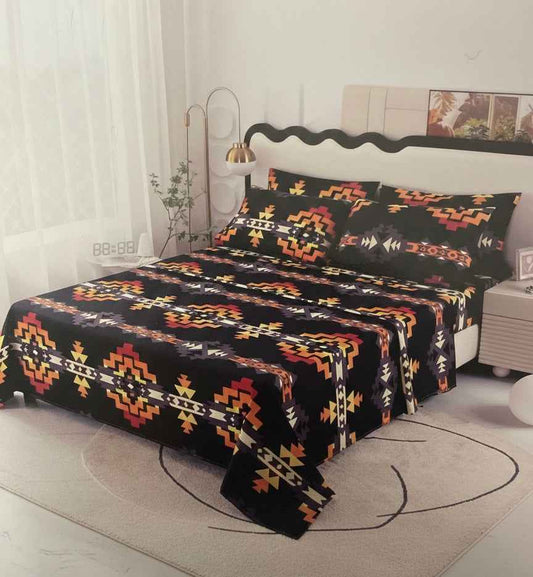 Black  6Pc Sheet Set
