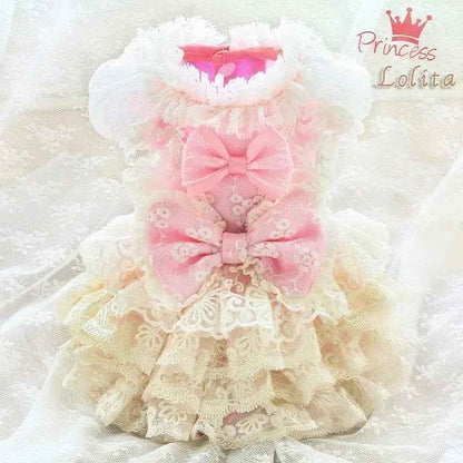 Princess Lolita Dog Dress | Frilly Occasion Dog Dress