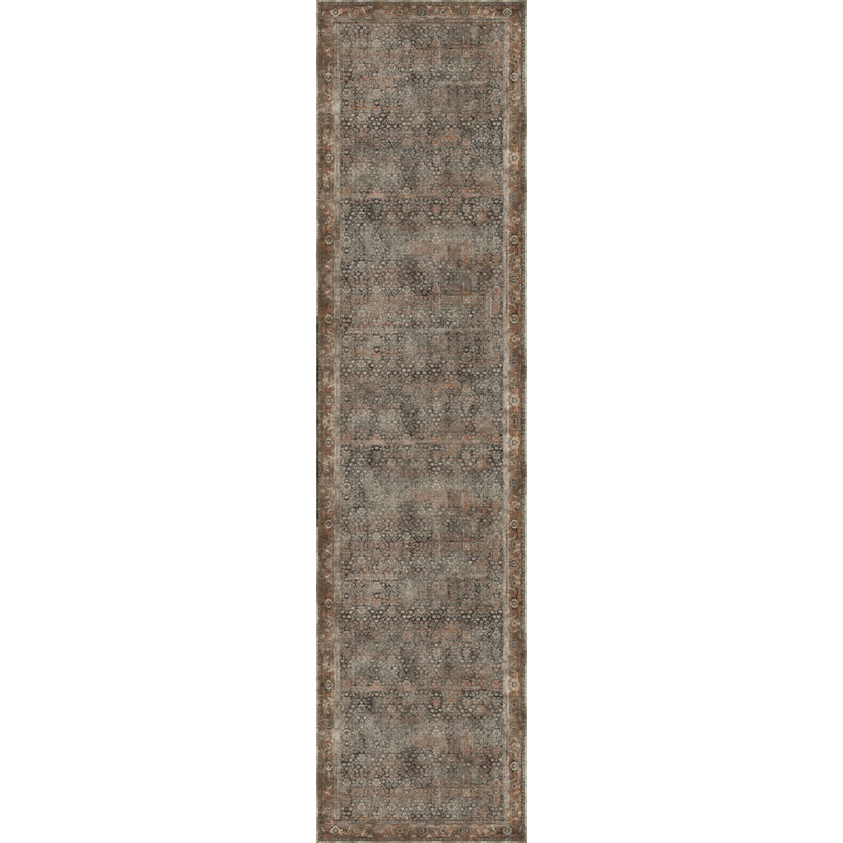 Kastanienbrauner Teppich