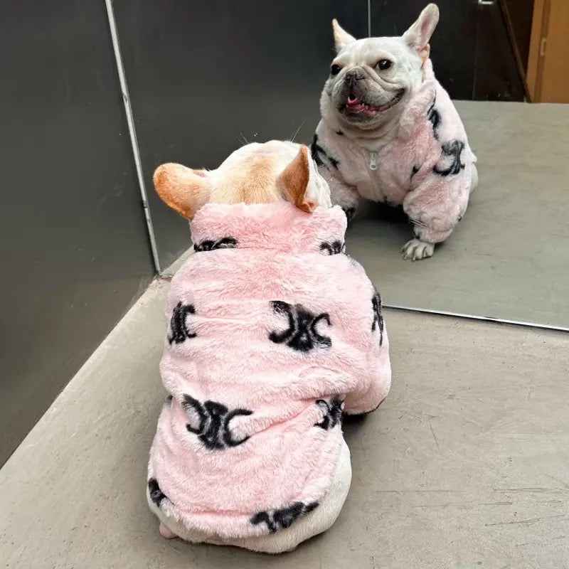 Celina Cozy Fleece Dog Sweater | Soft Winter Dog Clothing