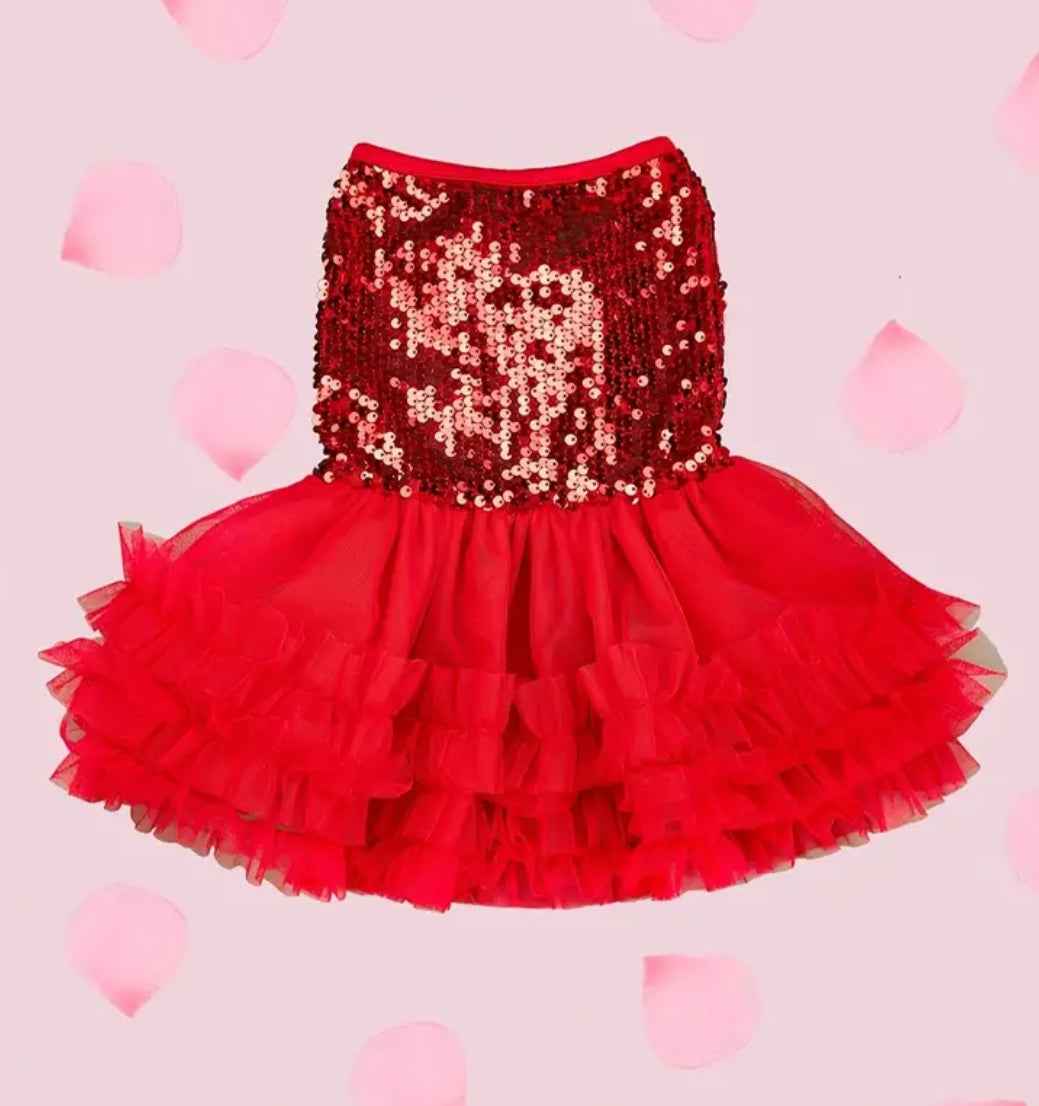 Ruby Dog Dress | Designer Pet Dress