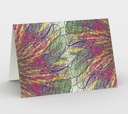 Set of 3 Blank Greeting Cards | 5 x 7 | Feathery