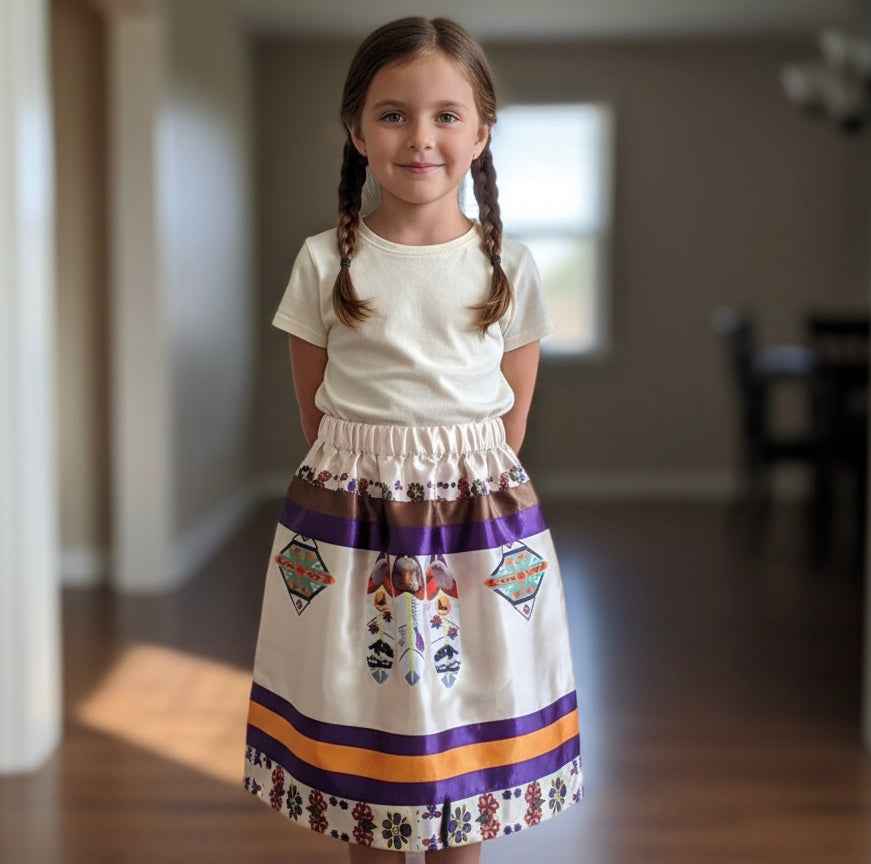OLDTRIBES™  Infants Eagle  Ribbon Skirt