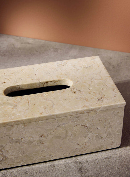 Marmorne Taschentuchbox