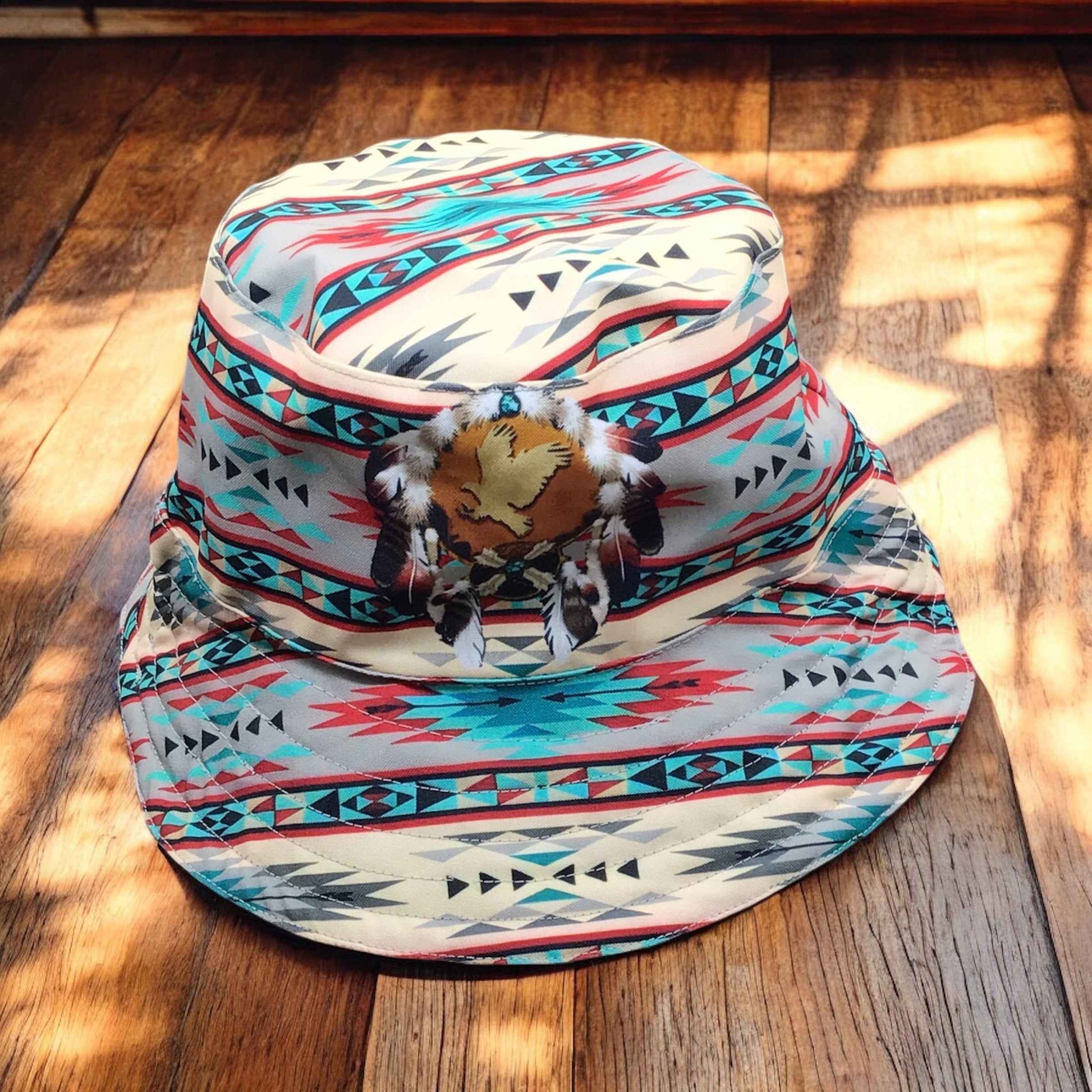 White Eagle Native Style Bucket Hat
