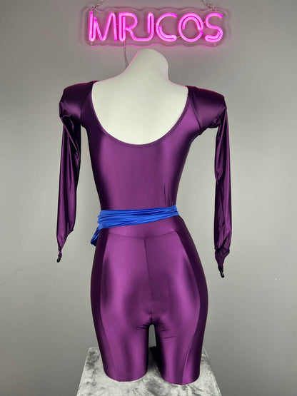 Anime Cat's Eye Cosplay Costume Spandex Full Bodysuit Jumpsuit