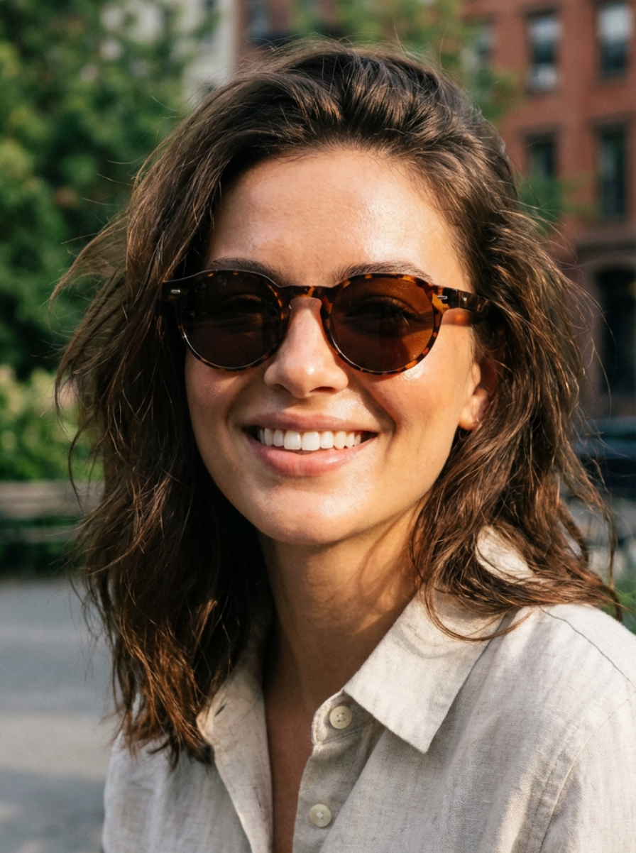 Brody – Round Keyhole Bridge Sunglasses | Bolero Eyewear