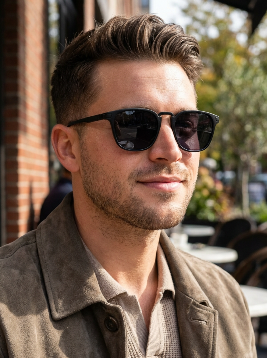 Maven – Square Keyhole Sunglasses | Bolero Eyewear