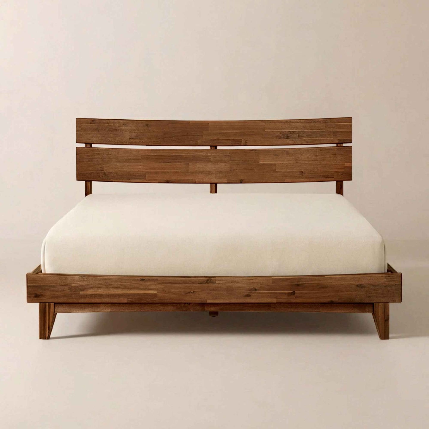 Aurora Solid Wood Bed Frame