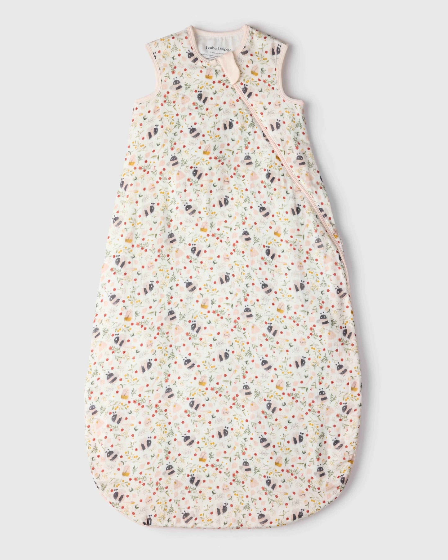 Baby Bamboo Muslin Sleep Sack 0.5 TOG - Bumble Bees
