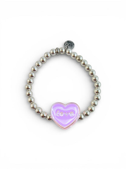Sweetheart Hematite Bracelets - Mom and Mini