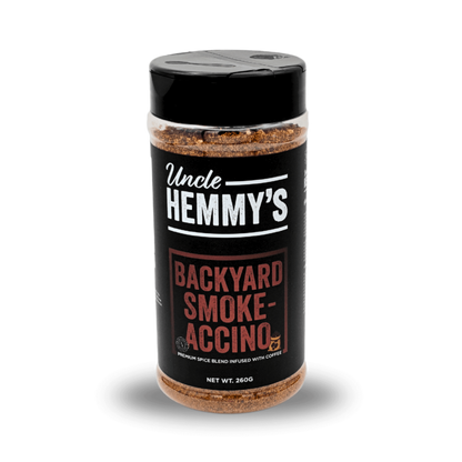 Uncle Hemmy’s : Backyard Smoke-Accino Bottle