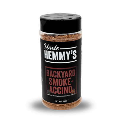 Uncle Hemmy’s : Backyard Smoke-Accino Bottle