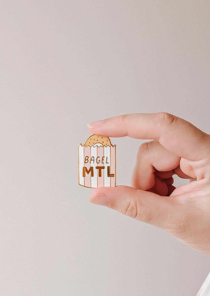 Bagel MTL Emaille-Pin