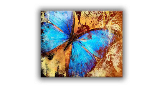 Leinwandbild-Schmetterling-Wanddekoration