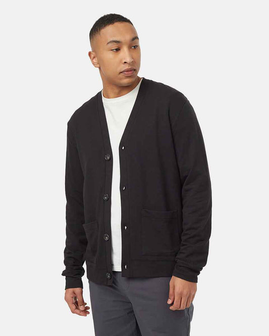 SoftTerry Light Button Front Cardigan