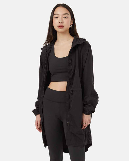 Recycled Nylon Long Jacket