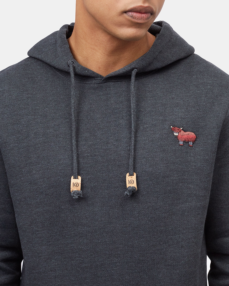 Nepal bestickter Yak-Kapuzenpullover