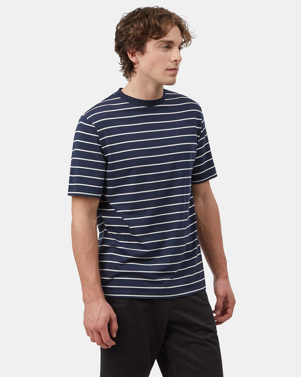 Gestreiftes Freizeit-T-Shirt