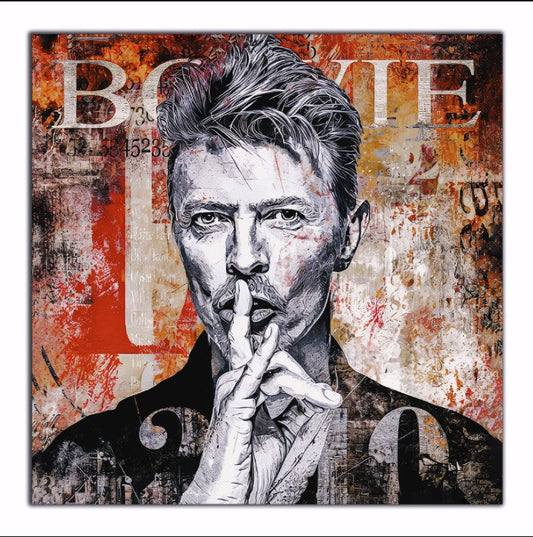 Wandkunst – „Let's Dance“-Bowie-Fans