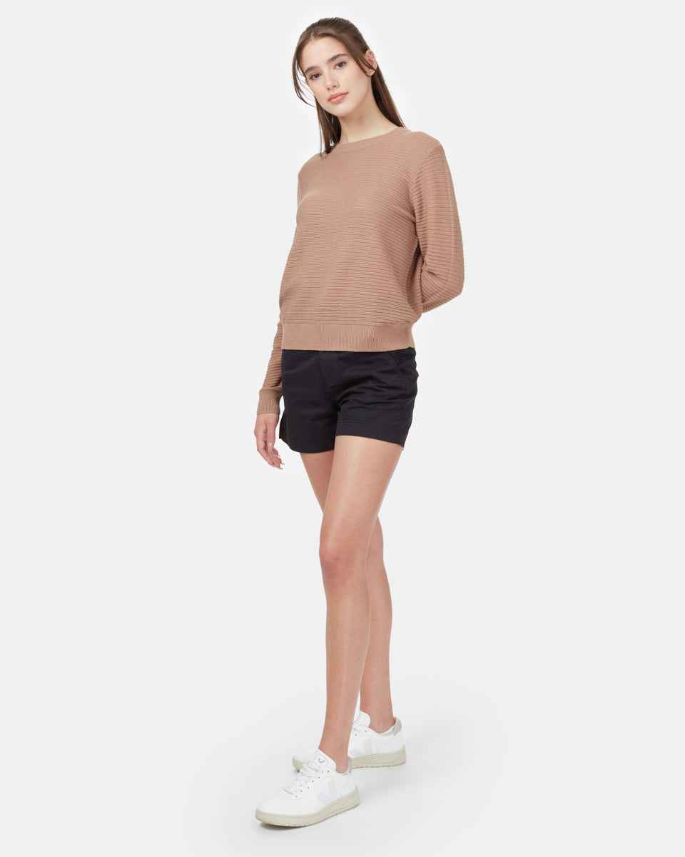 Highline Cotton Rib Crew Sweater