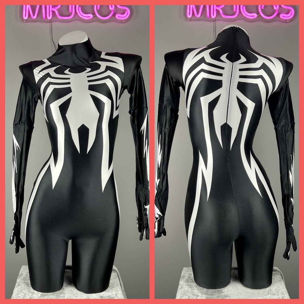 Woman Super Hero Spandex Cosplay Full Bodysuit Halloween Costume Zentai