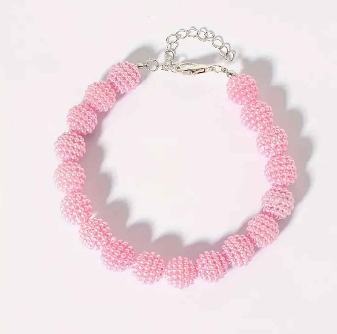 Gabriella Dog Collar | Beaded Dog Collar