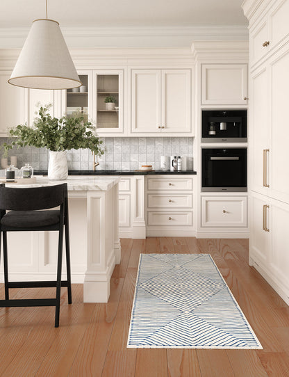 Calator Blue & Ivory Rug
