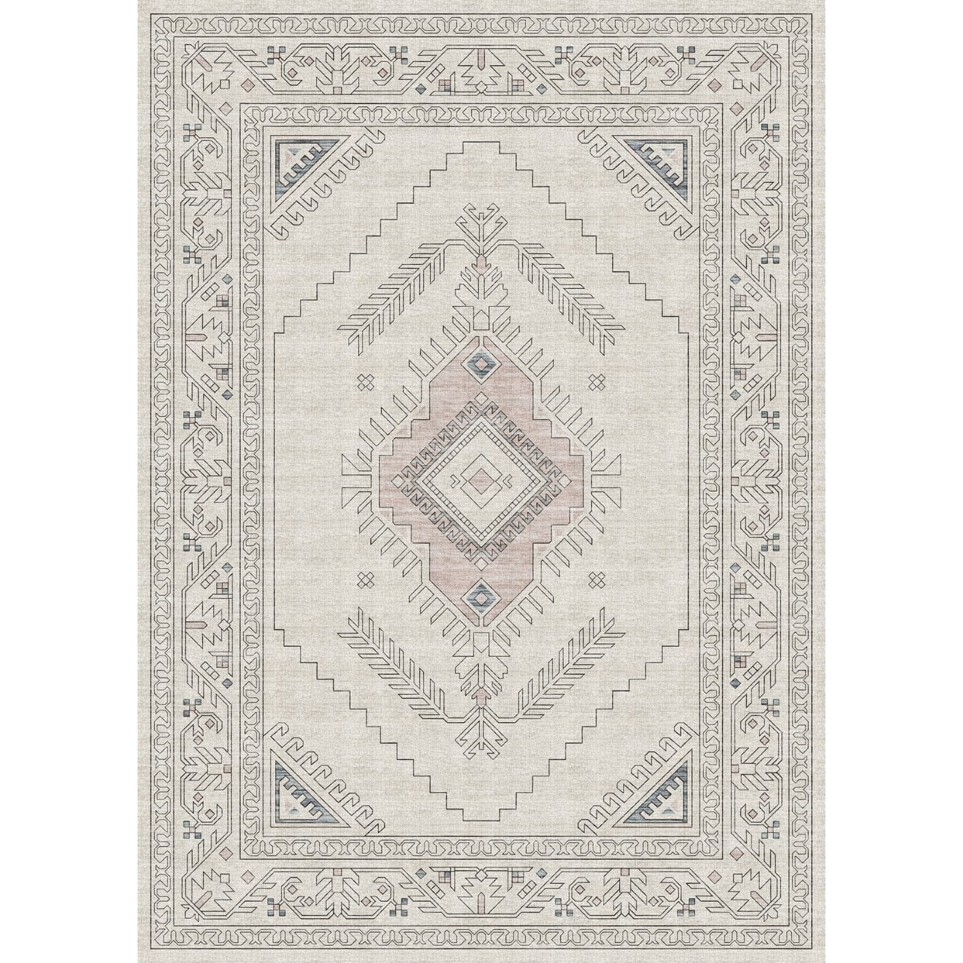 Teppich Charna Natur Beige