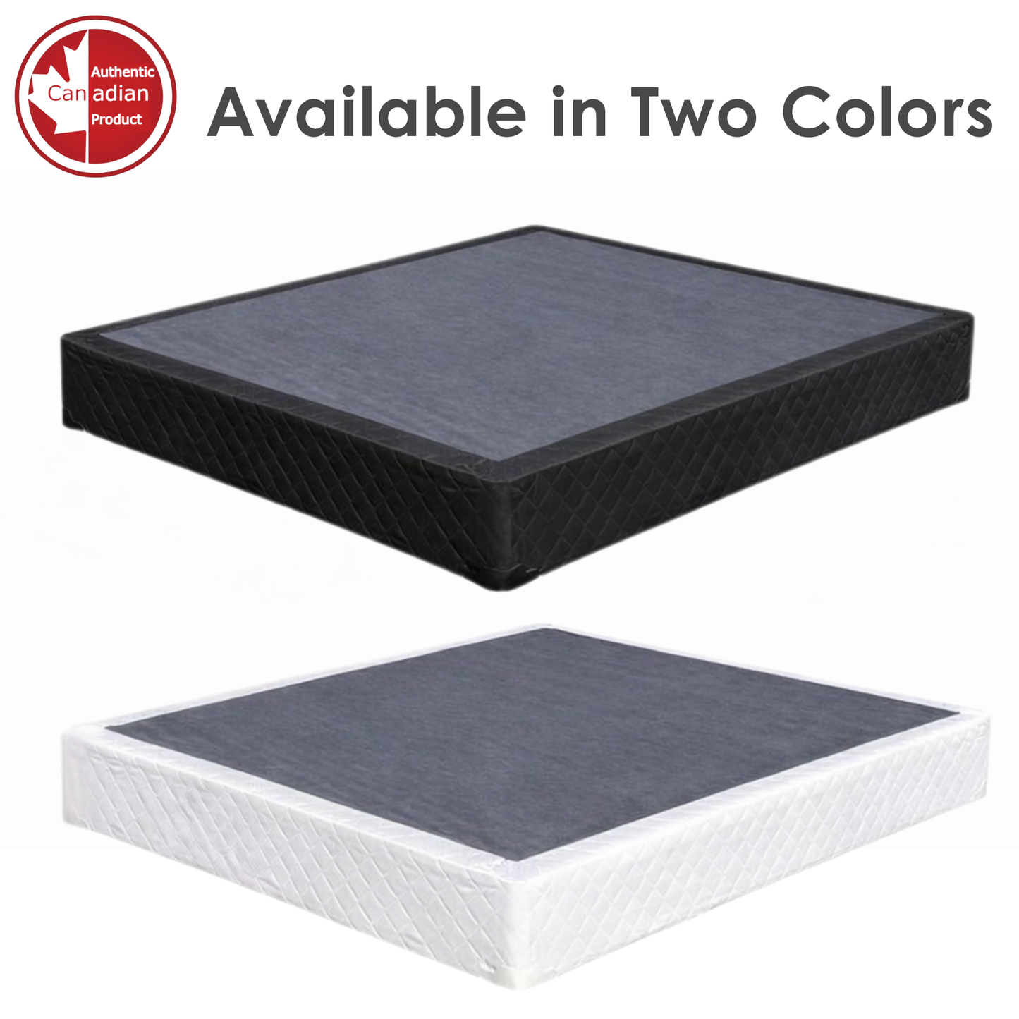 UltraFlex® ATLAS Mattress and BoxSpring Set-Canadian Made Firm Reversible Foam Mattress – Cooling Gel Infused High-Density Foam with Breathable Bamboo Cover – CertiPUR-US® Certified for Superior Comfort & Support