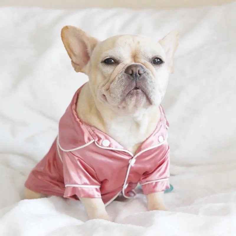 Silk Dog Pajamas | Indoor Pet Wear