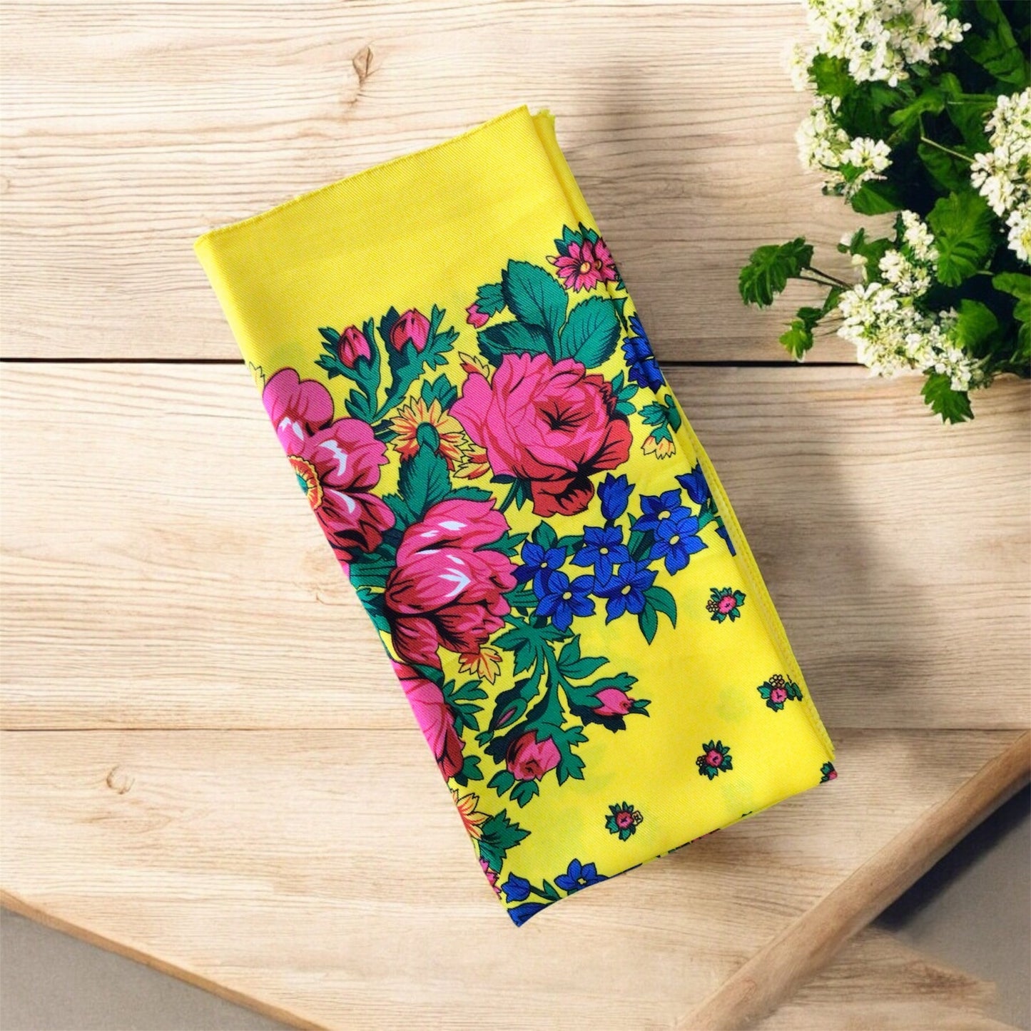 Sunshine (Yellow ) Kokum Scarf