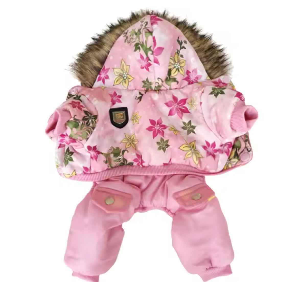 Elora Dog Winter Suit | Dog Jumpsuit for Cold Weather