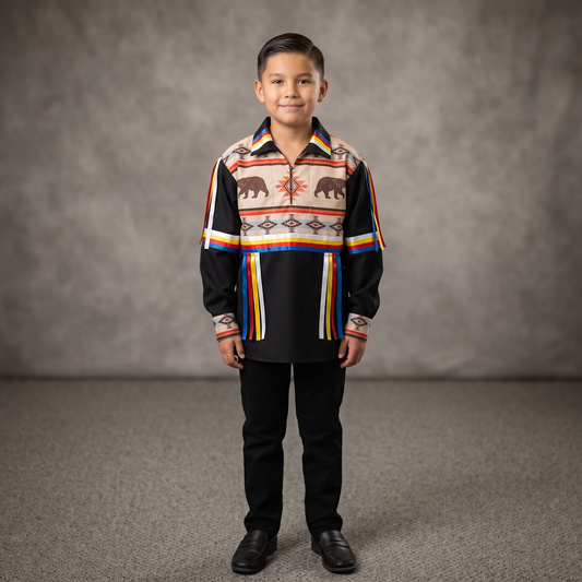 Bear Youth Ribbon shirt