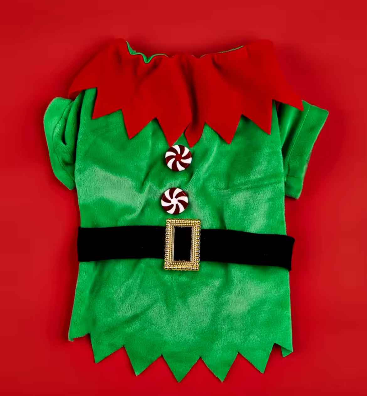 Elf Christmas Outfit – Festive Holiday Costume for Dogs