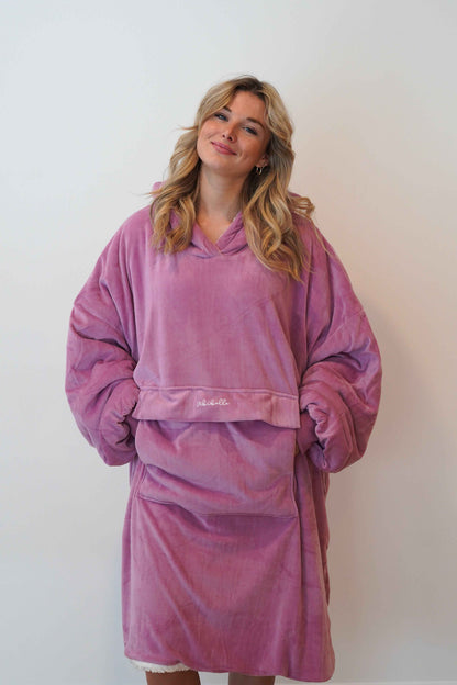 Hoodie doudou Rose