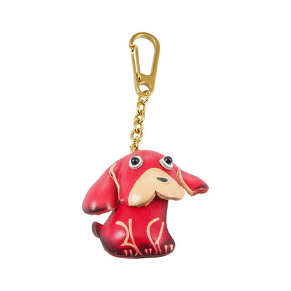 Whimsy Luxe Leather Key Rings Collection | 18K Gold Infused Collectable Characters