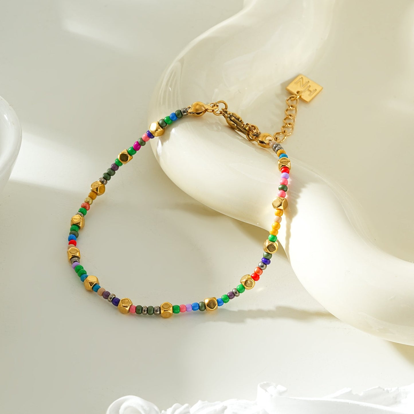 AYDA Gold: Confetti Luxe Beaded Bracelet