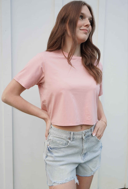 Crop top - Blush