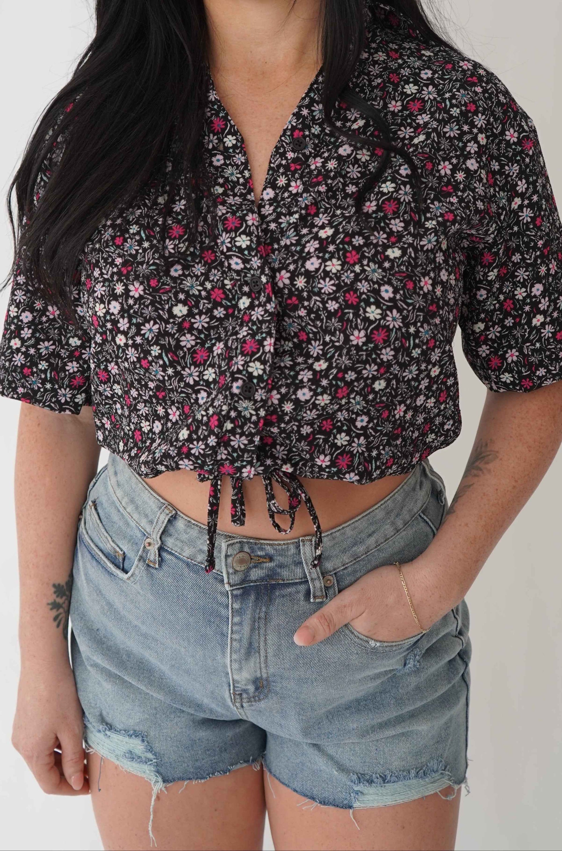 Chemise popsicle - Fleuri