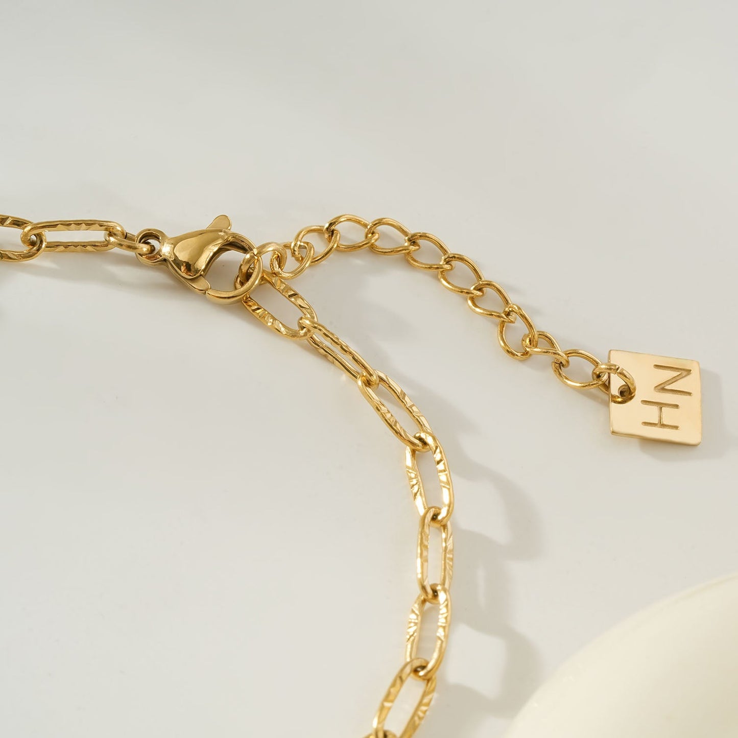 TIKI Gold: Dailywear Essential Mini Paper-Clip Chain Bracelet