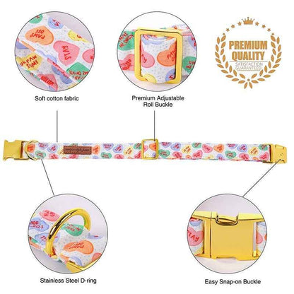 Heart Candy Collar Bowti