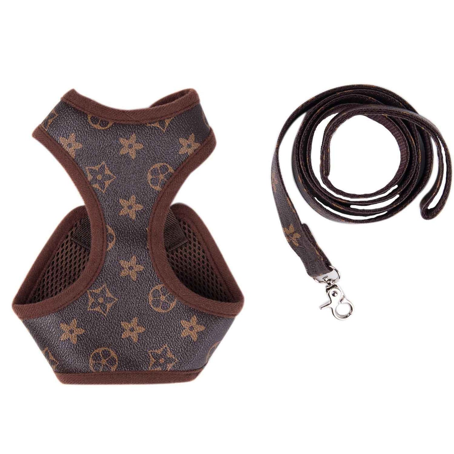 Chewy Vuitawn Dog Harness and Leash Set | Dog Harness Set