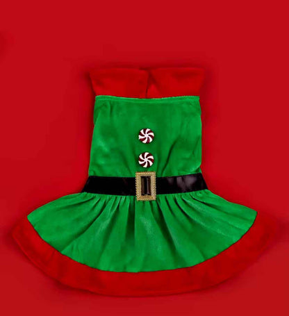 Christmas Dog Dress – Festive Holiday Dress for Dogs